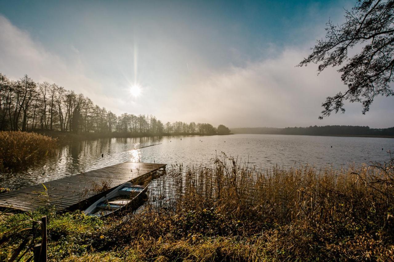 5 Sterne Ferienhaus Direkt Am See Mit Sauna-Kamin-Garten Krakow am See Εξωτερικό φωτογραφία