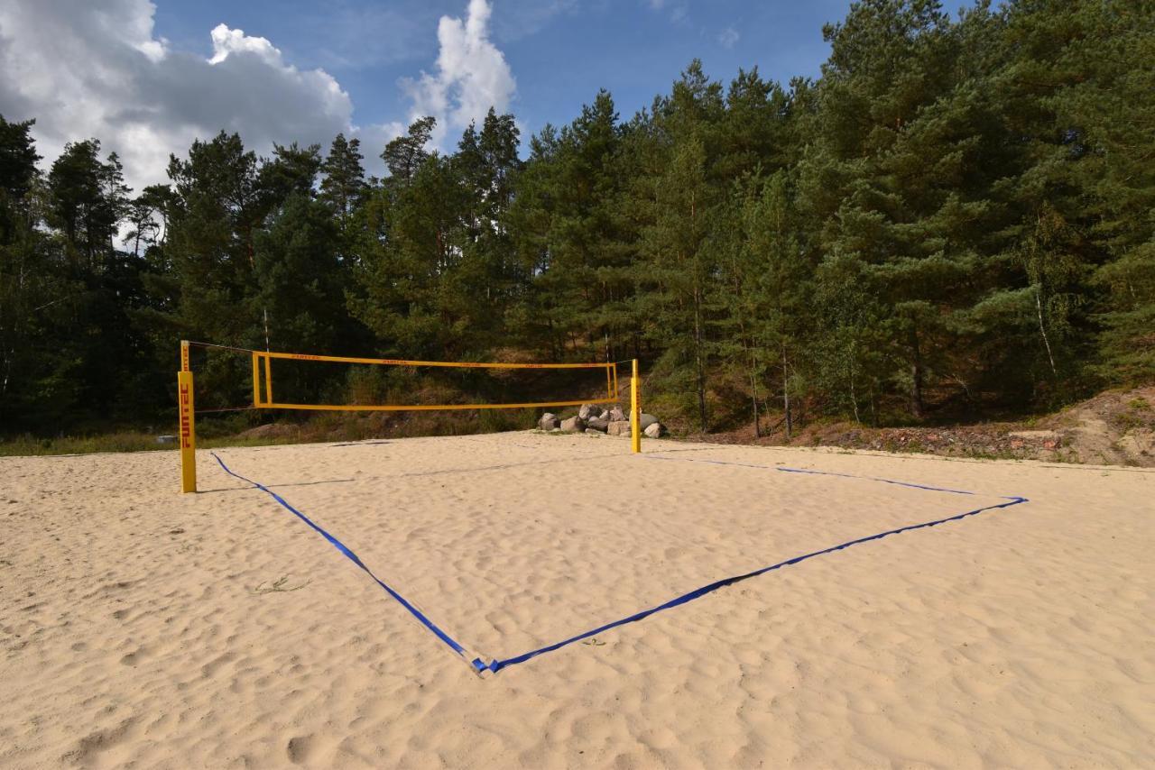 5 Sterne Ferienhaus Direkt Am See Mit Sauna-Kamin-Garten Krakow am See Εξωτερικό φωτογραφία